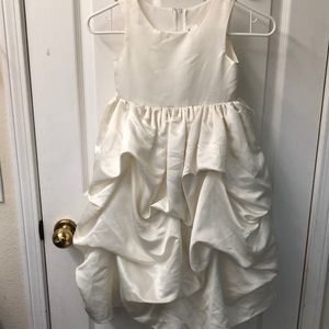 Cream White Girls 6 Dress